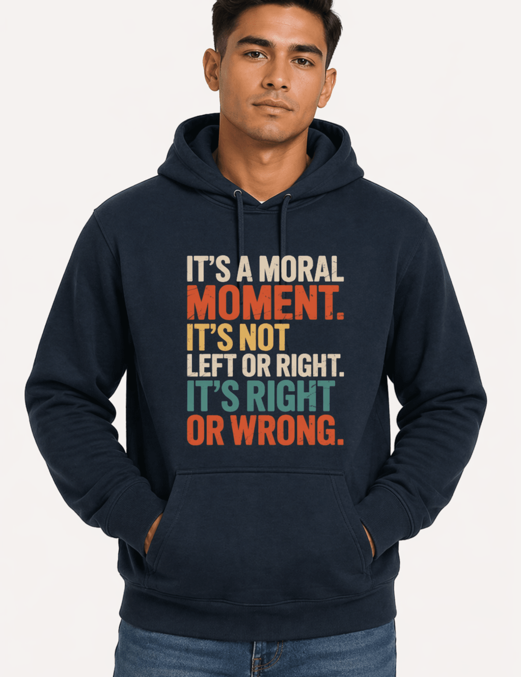 It's A Moral Moment Shirt | Social Justice Graphic Tee | Activist T-Shirt - Hands Off United