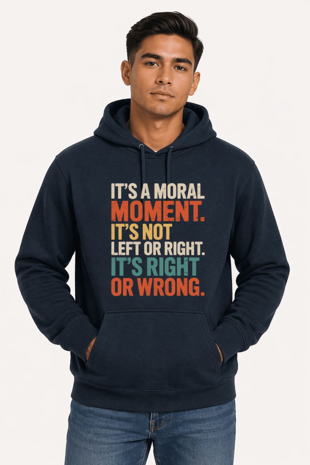 It's A Moral Moment Shirt | Social Justice Graphic Tee | Activist T-Shirt - Hands Off United
