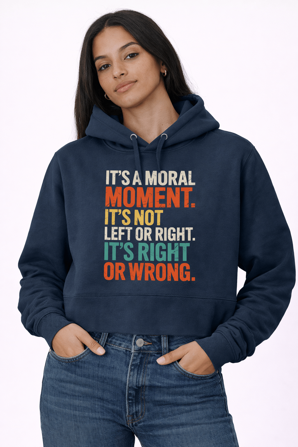 It's A Moral Moment Shirt | Social Justice Graphic Tee | Activist T-Shirt - Hands Off United