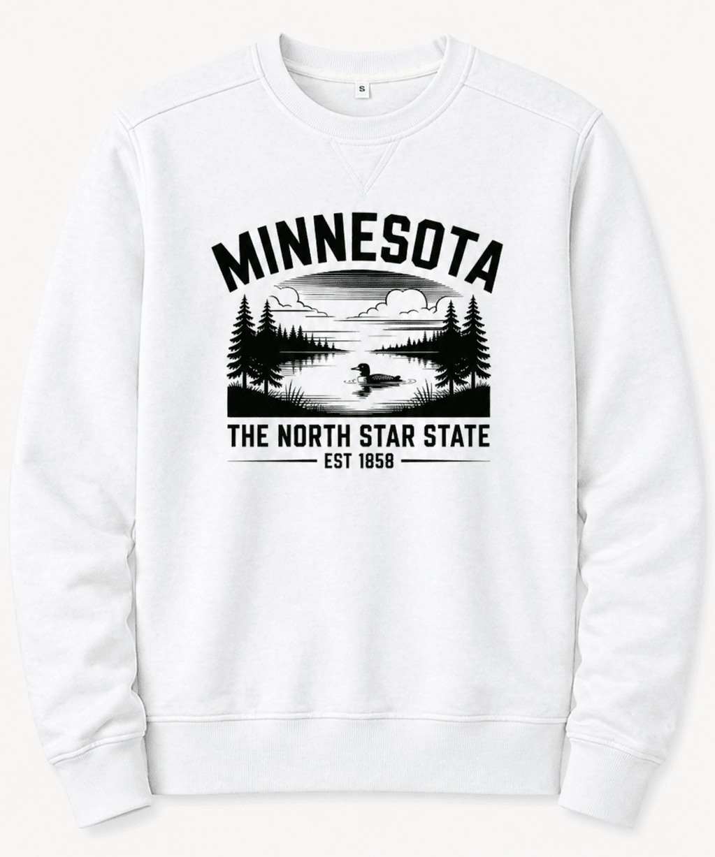 Minnesota The North Star State Shirt | Minnesota Pride Graphic Tee | Lake Life T-Shirt - Hands Off United
