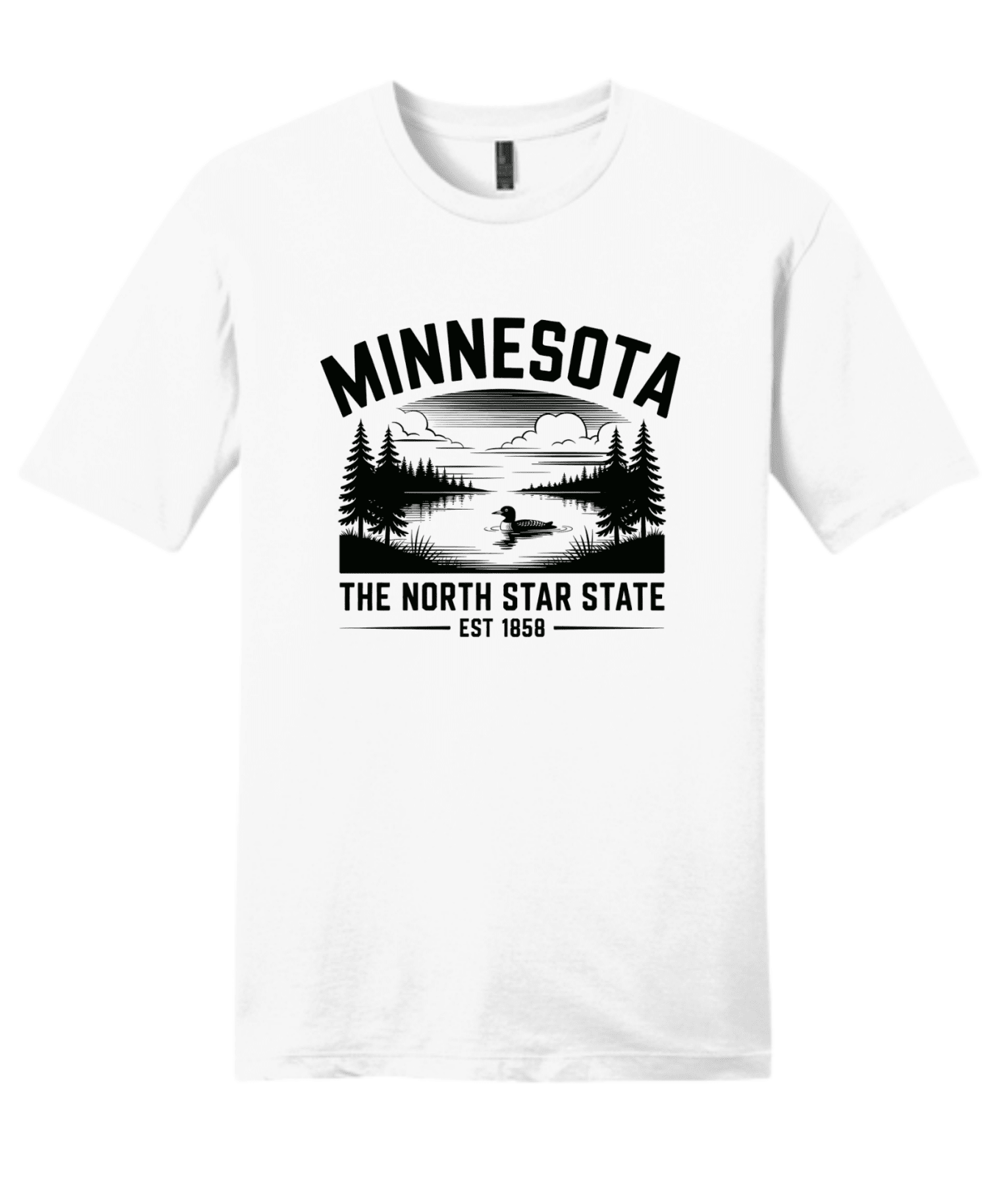 Minnesota The North Star State Shirt | Minnesota Pride Graphic Tee | Lake Life T-Shirt - Hands Off United