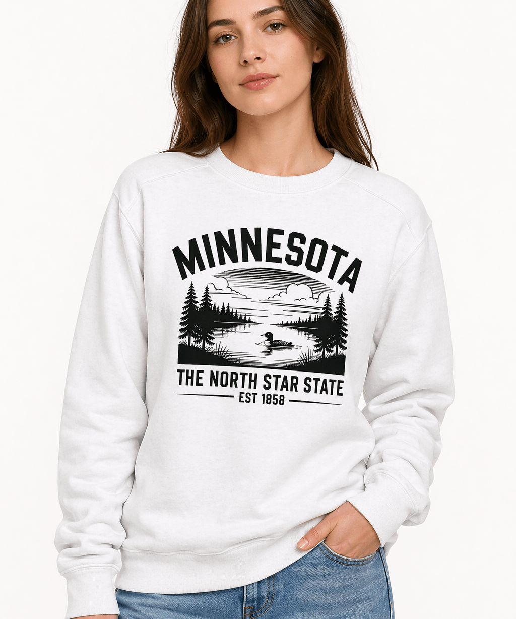 Minnesota The North Star State Shirt | Minnesota Pride Graphic Tee | Lake Life T-Shirt - Hands Off United