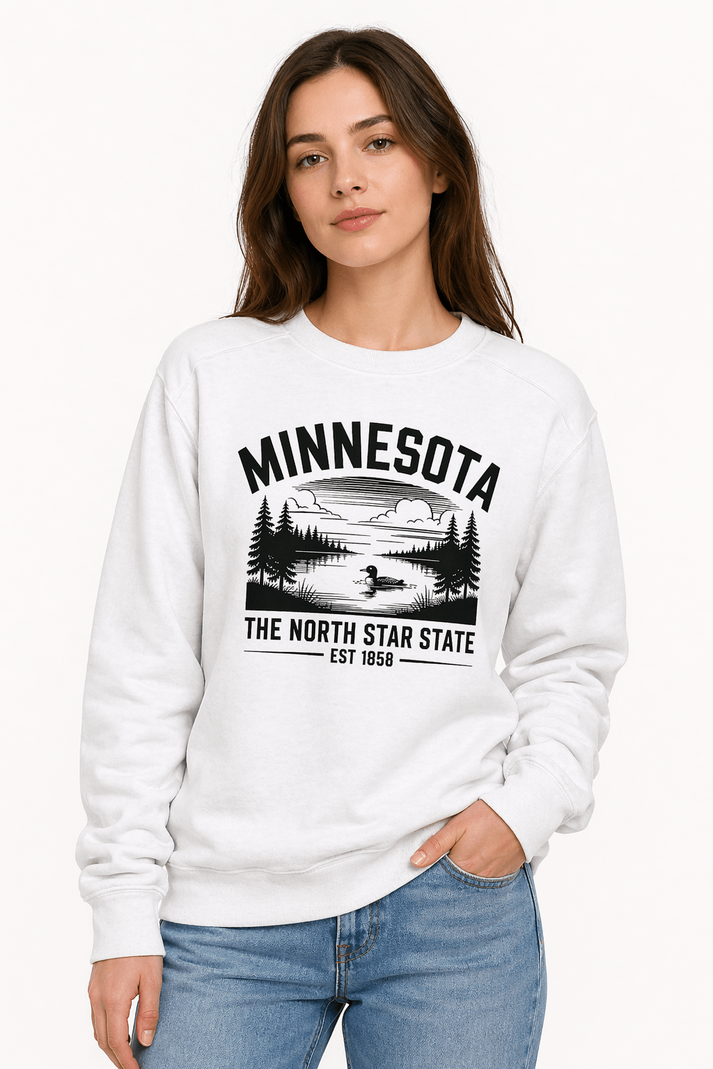 Minnesota The North Star State Shirt | Minnesota Pride Graphic Tee | Lake Life T-Shirt - Hands Off United