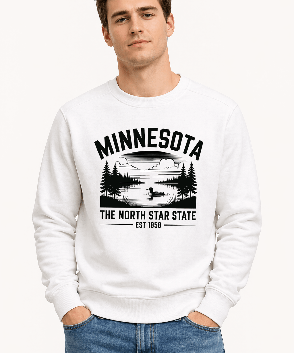 Minnesota The North Star State Shirt | Minnesota Pride Graphic Tee | Lake Life T-Shirt - Hands Off United