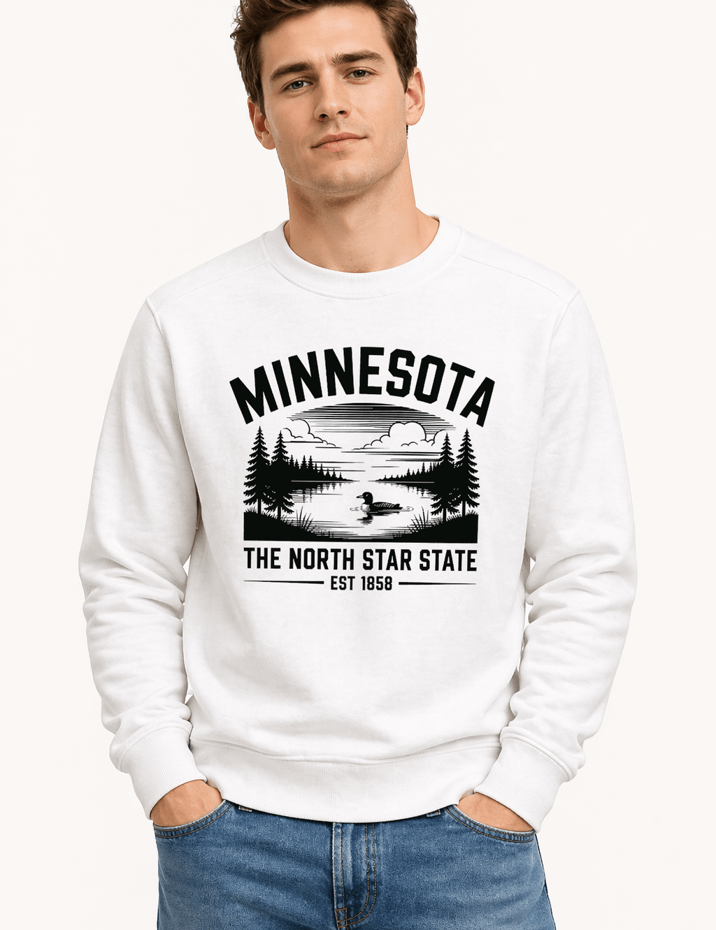 Minnesota The North Star State Shirt | Minnesota Pride Graphic Tee | Lake Life T-Shirt - Hands Off United