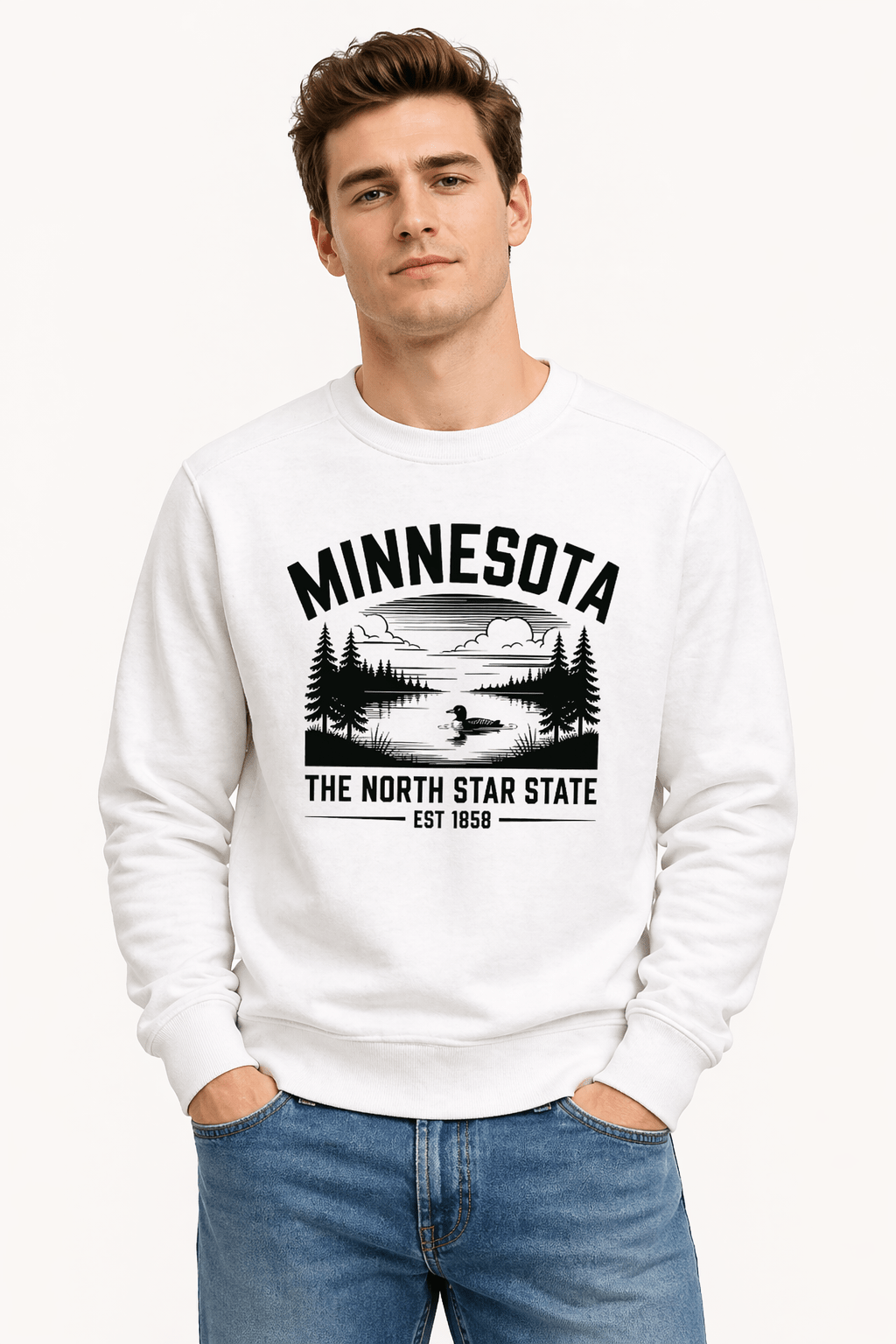 Minnesota The North Star State Shirt | Minnesota Pride Graphic Tee | Lake Life T-Shirt - Hands Off United