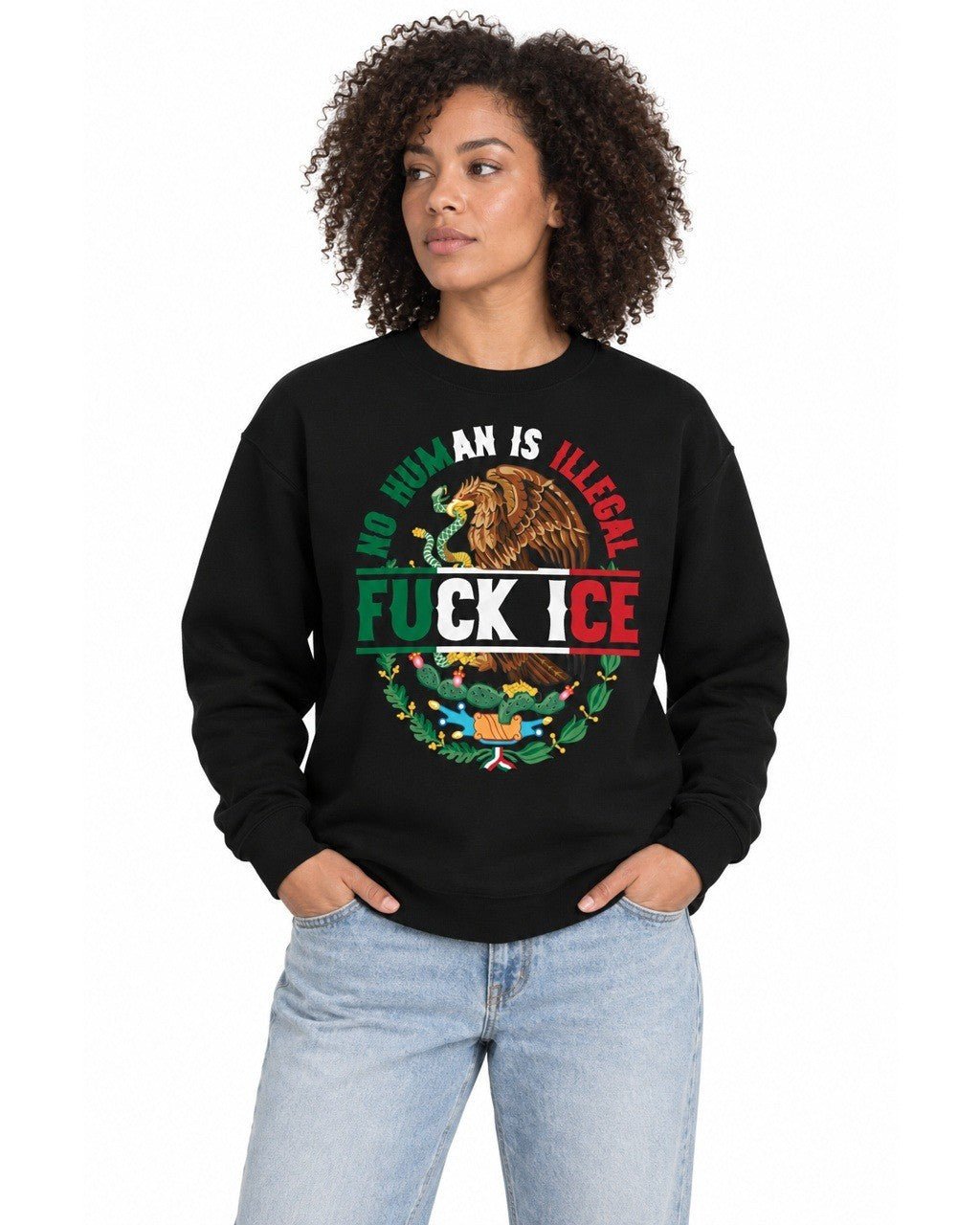 No Human Is Illegal - F*ck ICE - Hands Off United