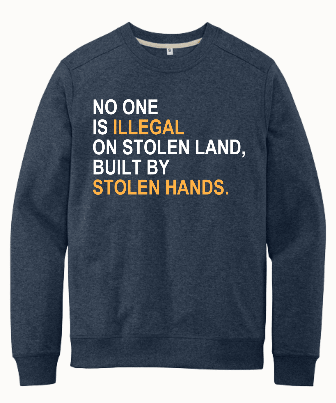 No One Is Illegal On Stolen - Hands Off United