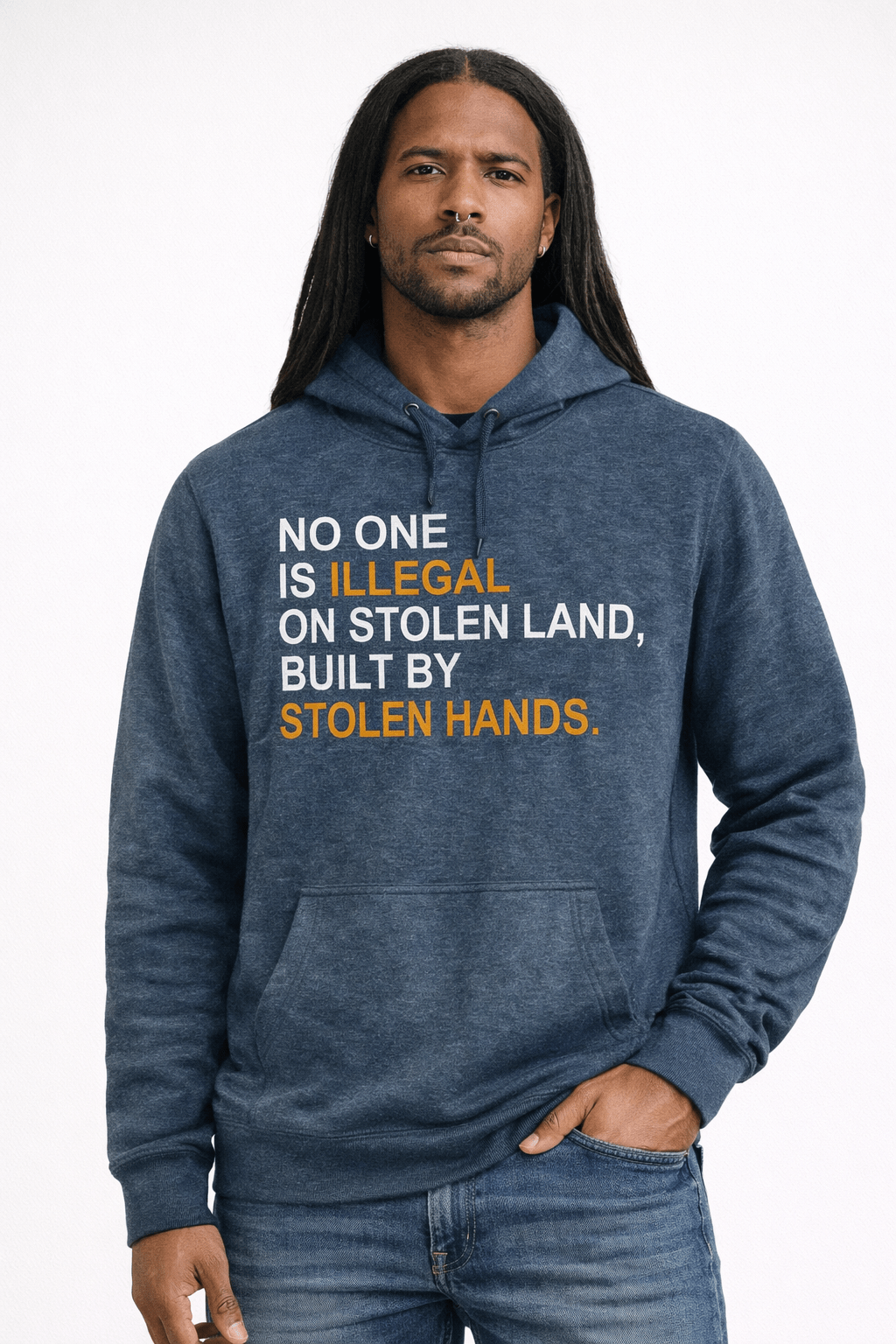 No One Is Illegal On Stolen - Hands Off United
