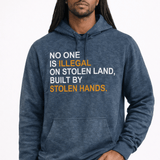 No One Is Illegal On Stolen - Hands Off United
