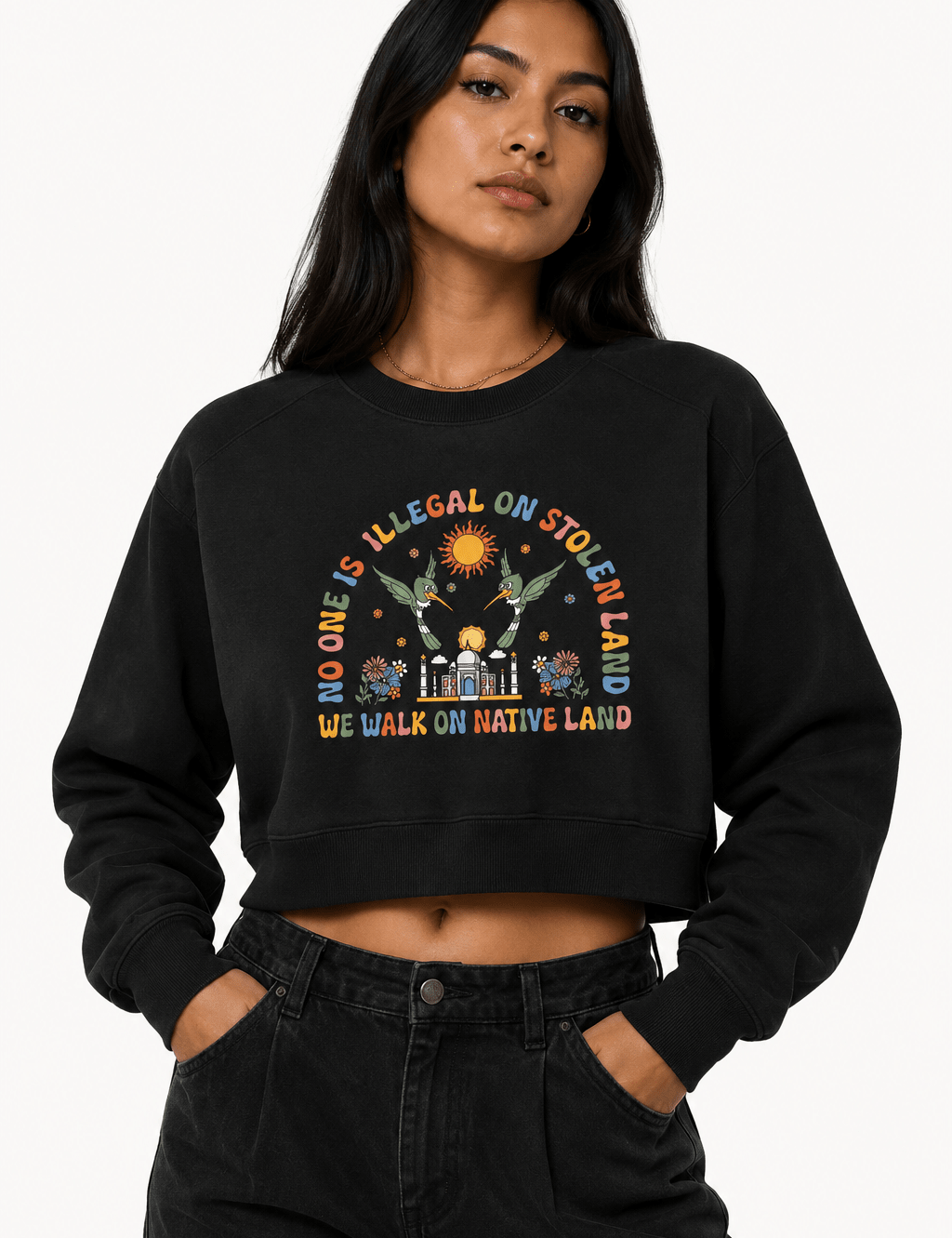 No One Is Illegal On Stolen Land - Hands Off United