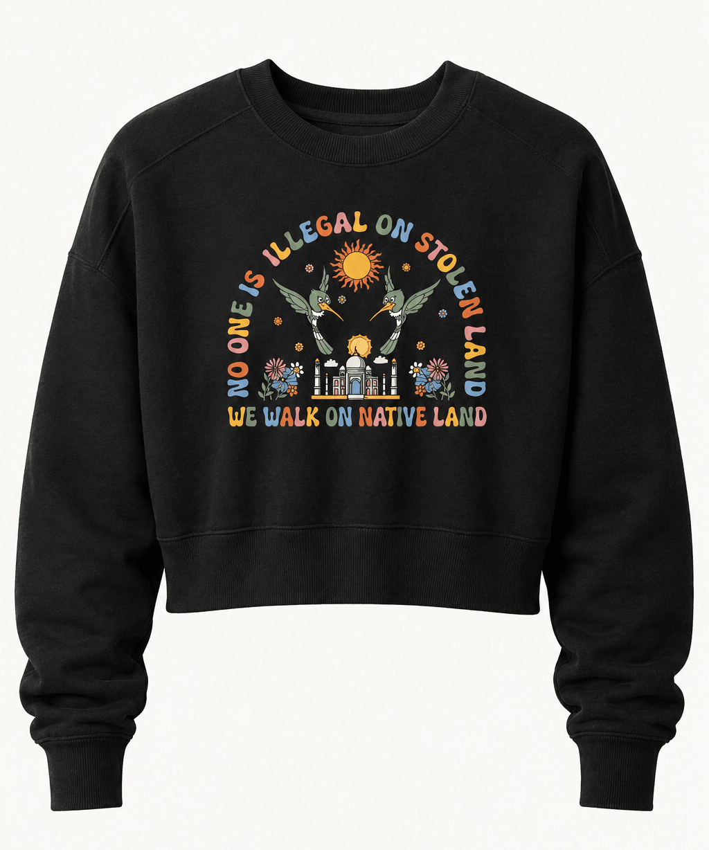 No One Is Illegal On Stolen Land - Hands Off United