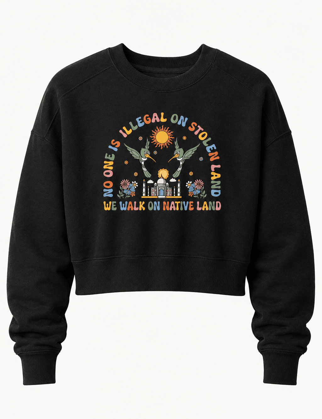 No One Is Illegal On Stolen Land - Hands Off United