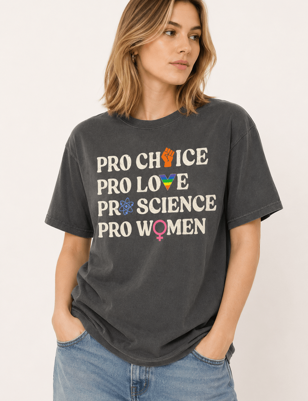 Pro Choice Pro Love Pro Science Pro Women - Hands Off United