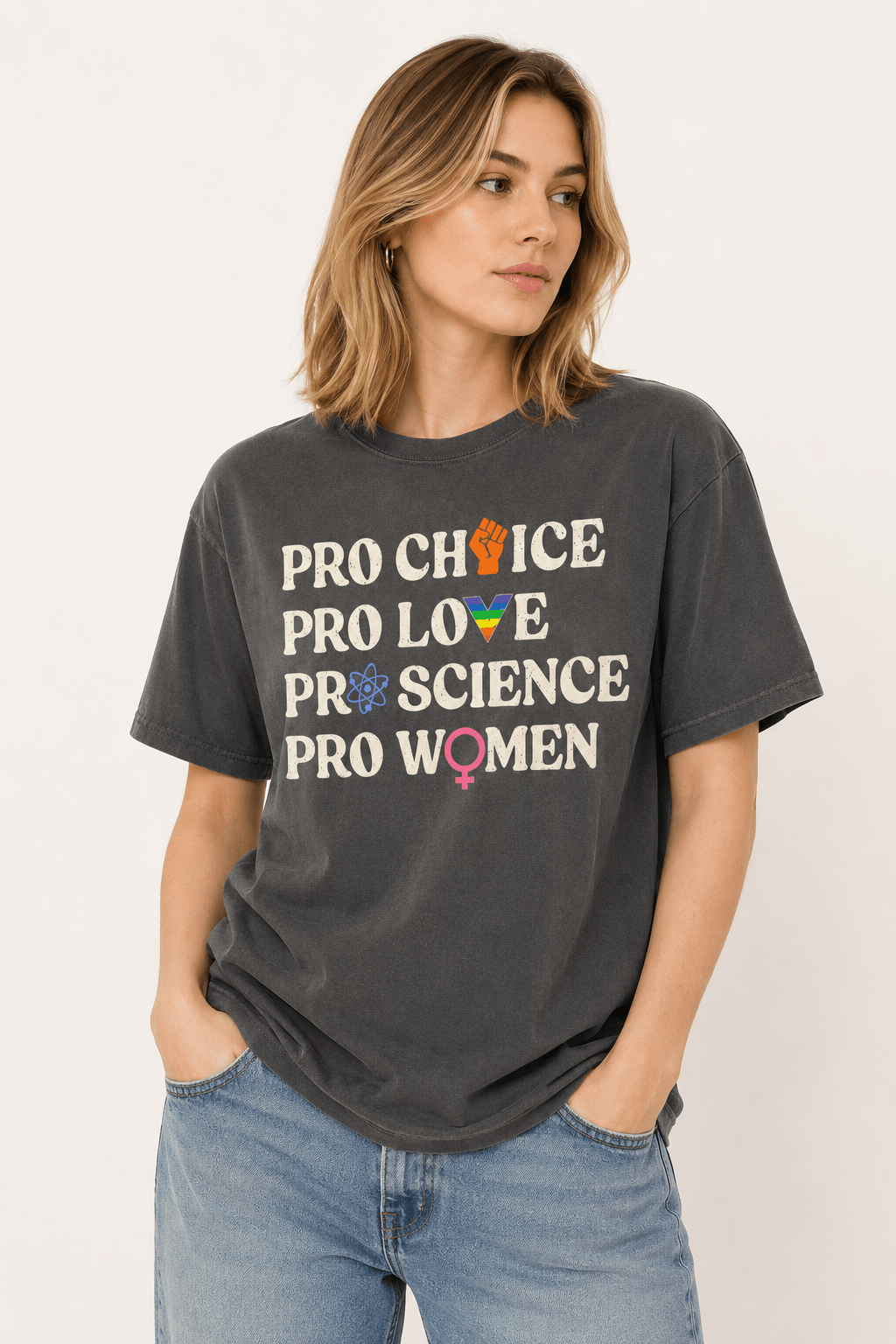 Pro Choice Pro Love Pro Science Pro Women - Hands Off United