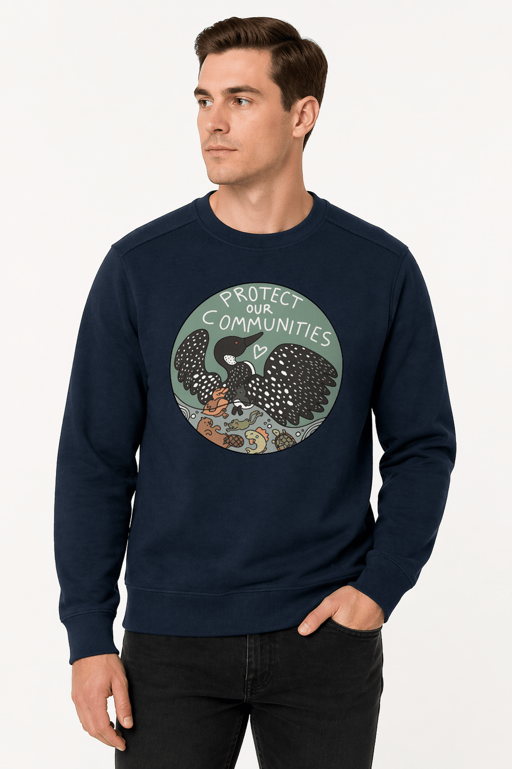 Protect Our Communities Shirt | Community Support Graphic Tee | Unity & Advocacy T-Shirt - Hands Off United
