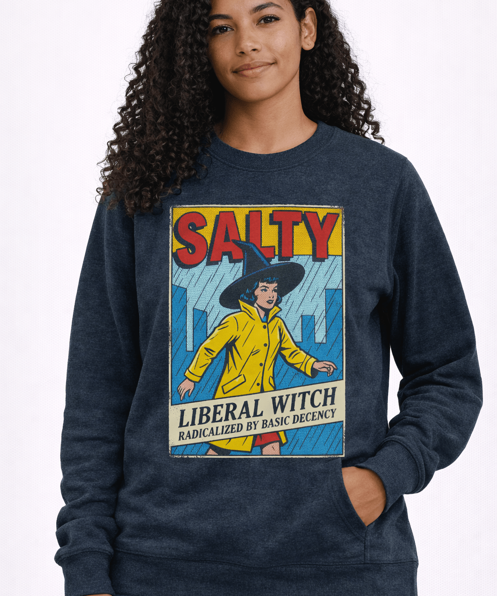 Salty Liberal Witch - Hands Off United
