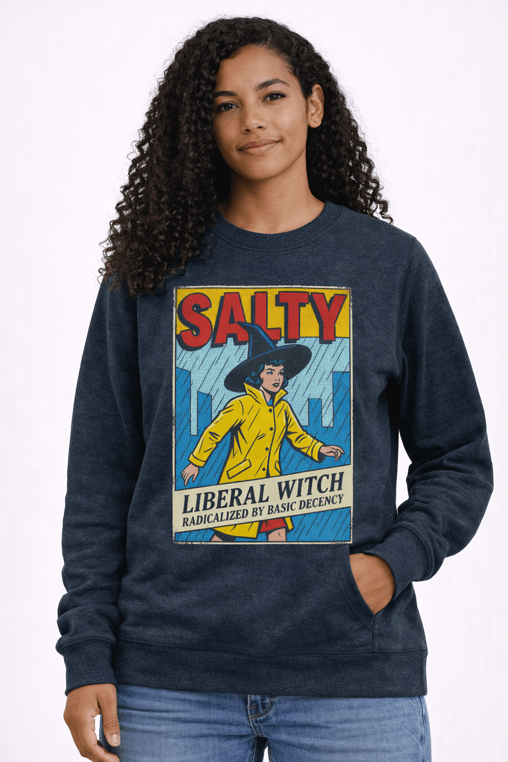 Salty Liberal Witch - Hands Off United