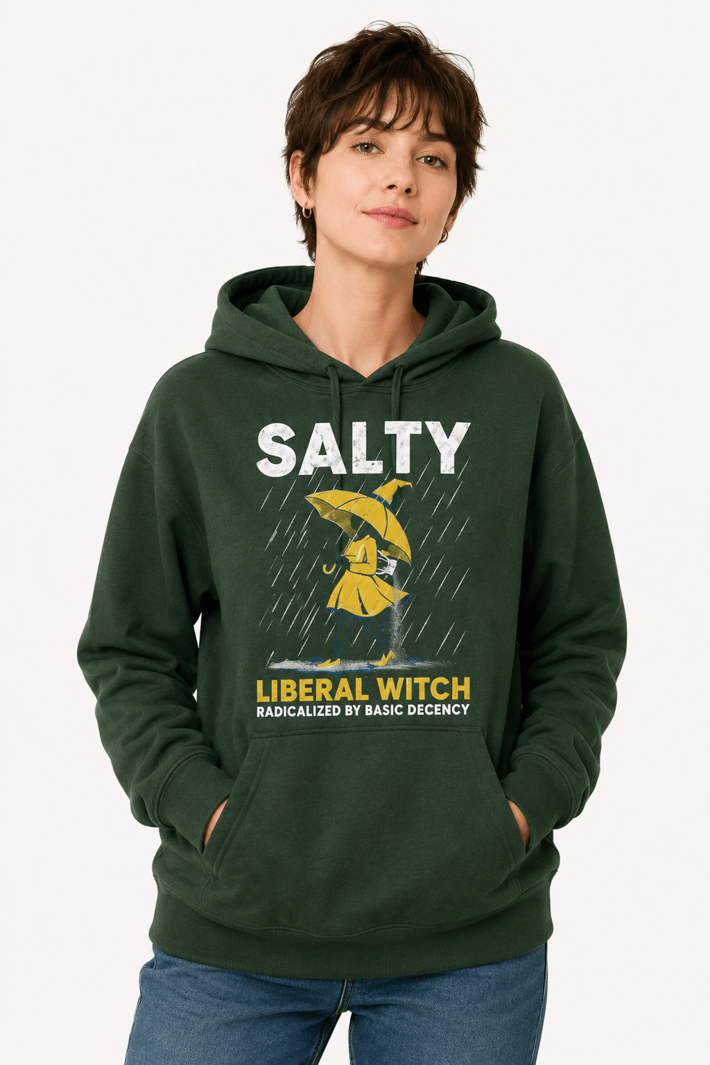 Salty Liberal Witch - Hands Off United