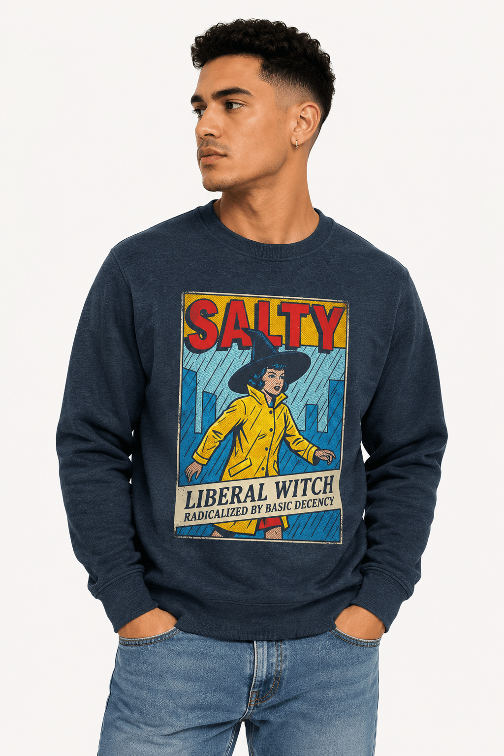 Salty Liberal Witch - Hands Off United