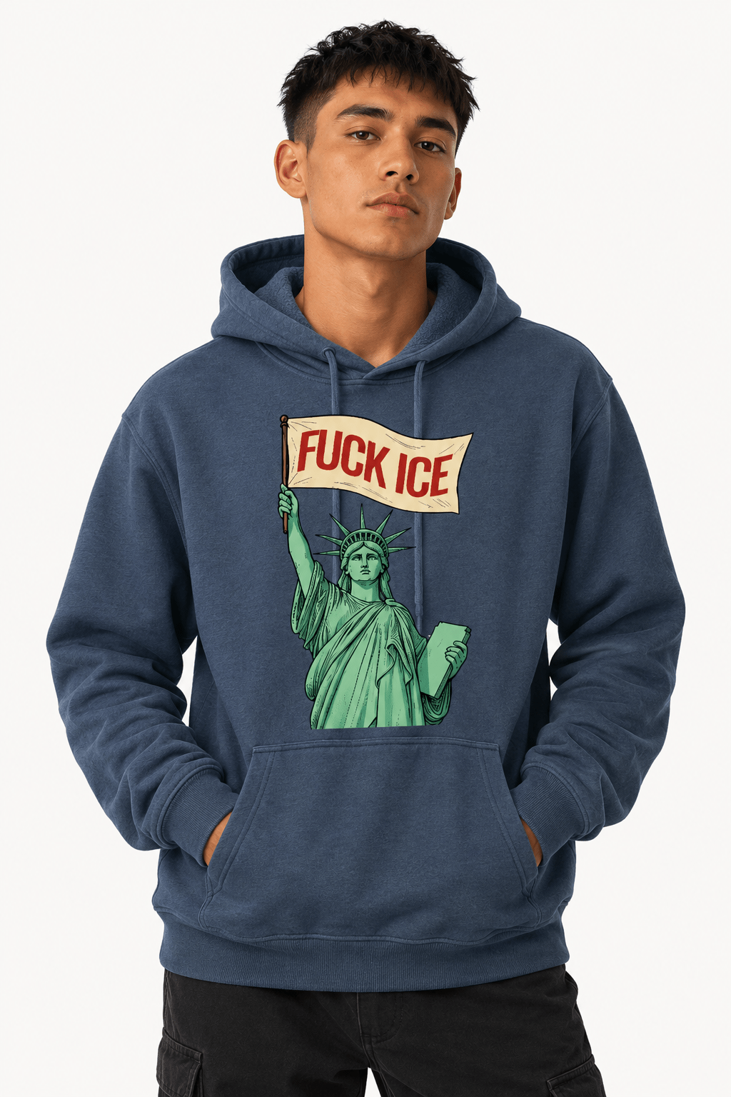 Statue of Liberty “F*ck ICE” - Hands Off United