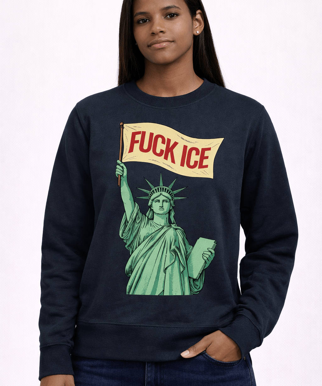 Statue of Liberty “F*ck ICE” - Hands Off United