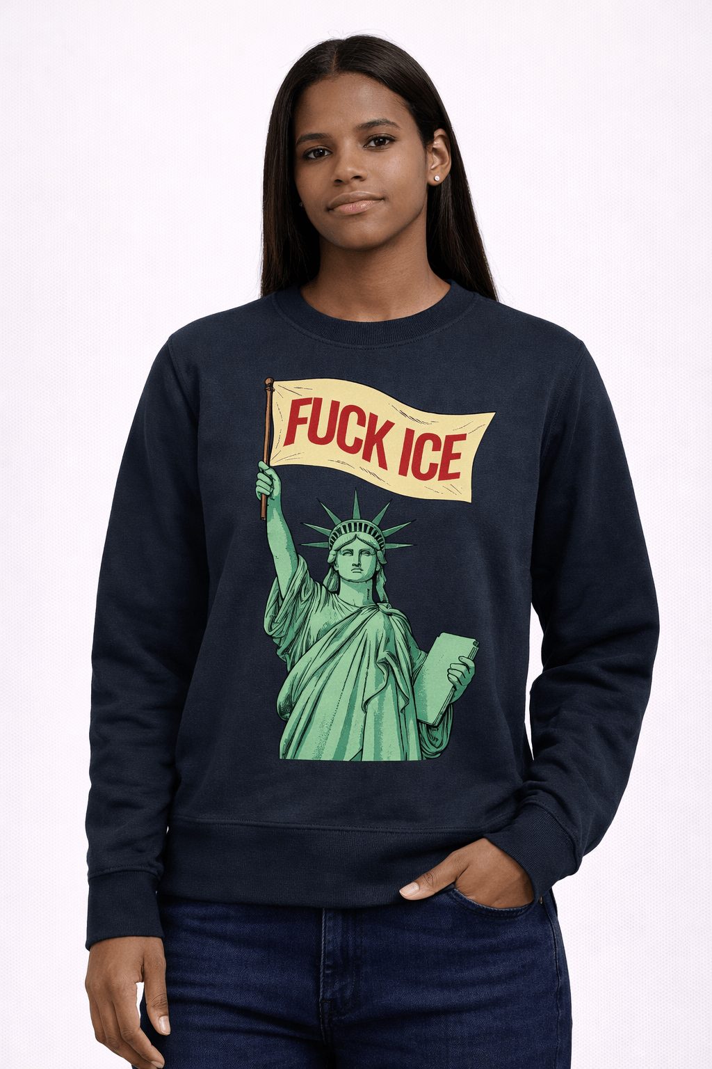 Statue of Liberty “F*ck ICE” - Hands Off United