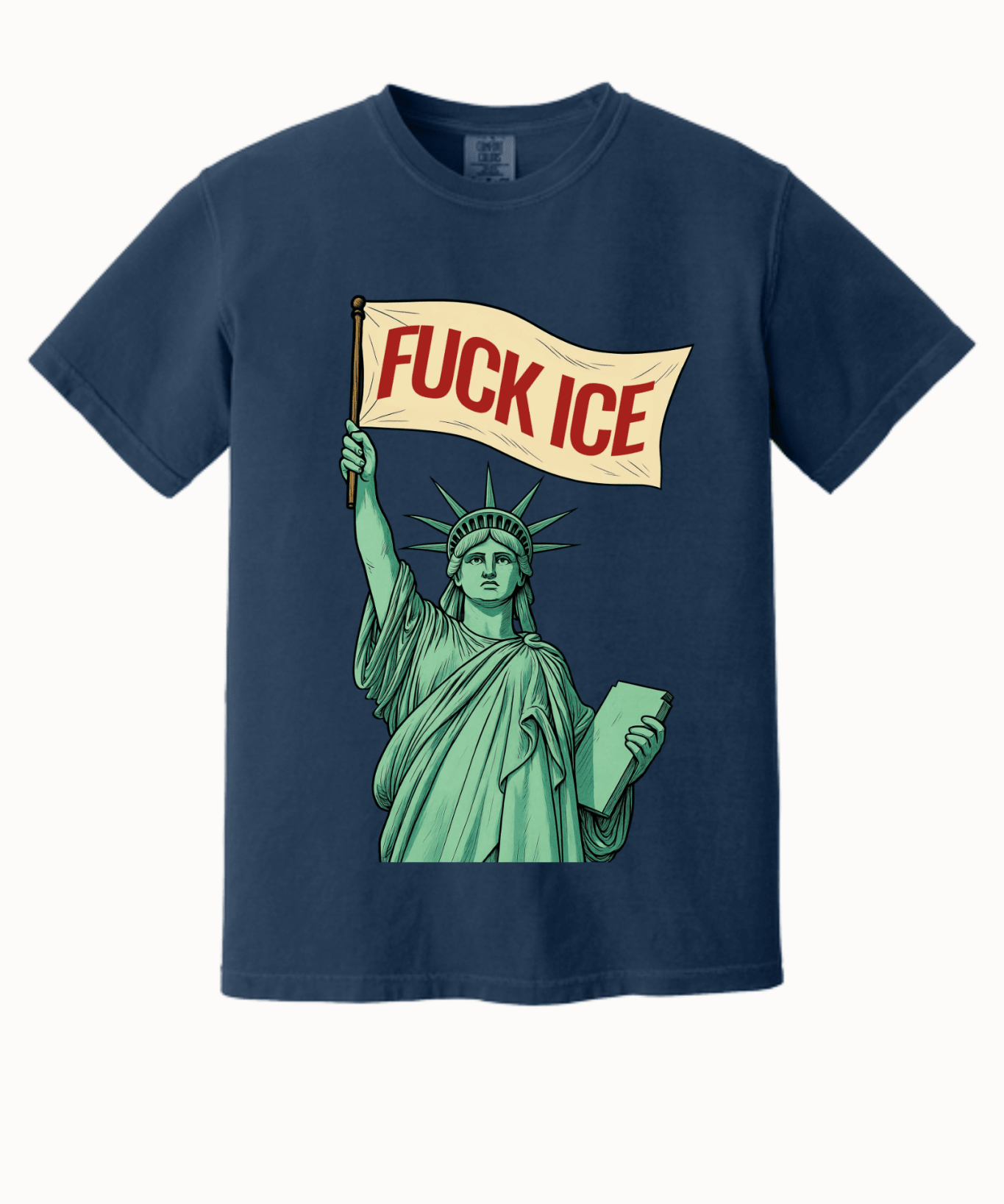 Statue of Liberty “F*ck ICE” - Hands Off United