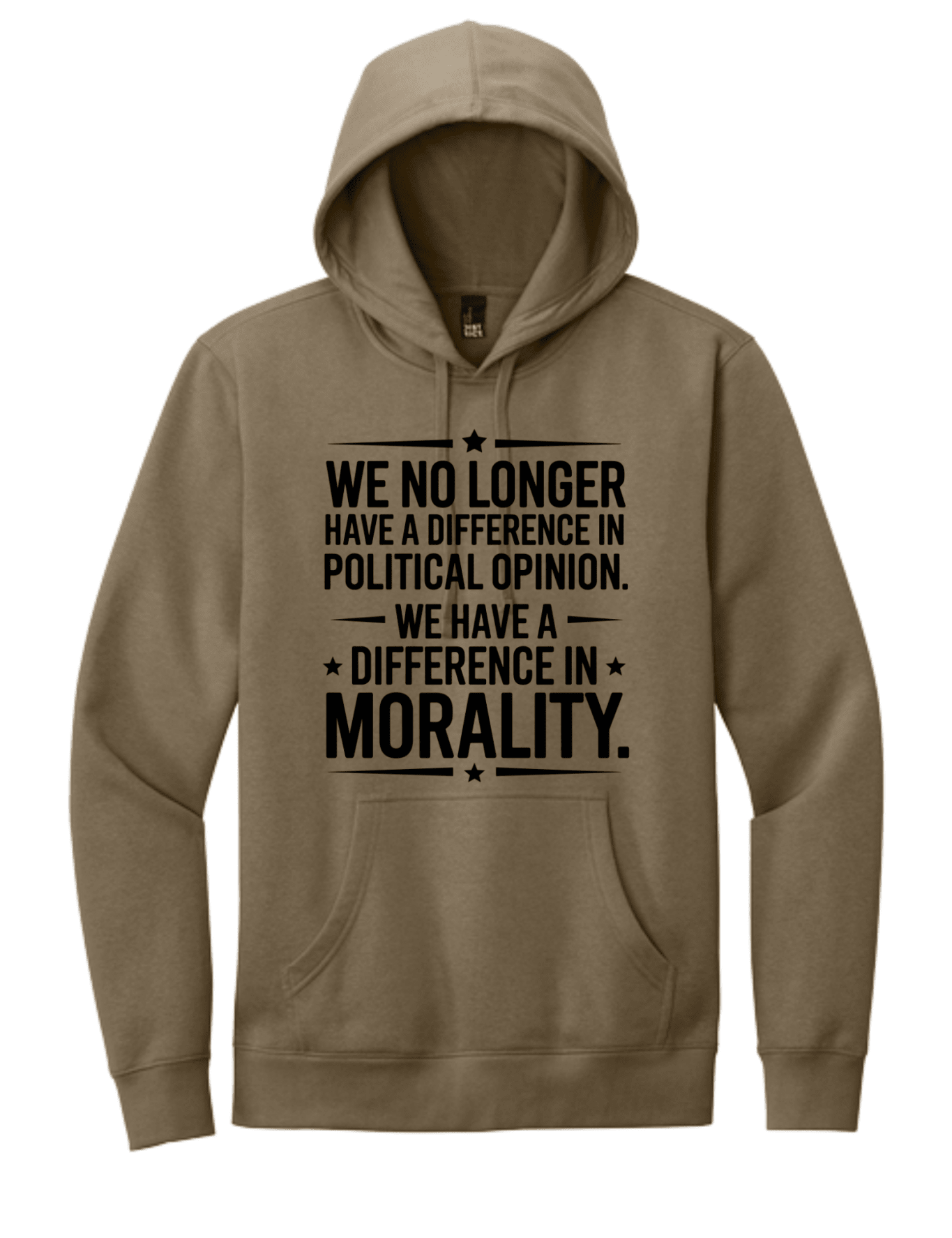 We Have Difference in Morality Shirt | Values Graphic Tee | Activist Unisex T-Shirt - Hands Off United