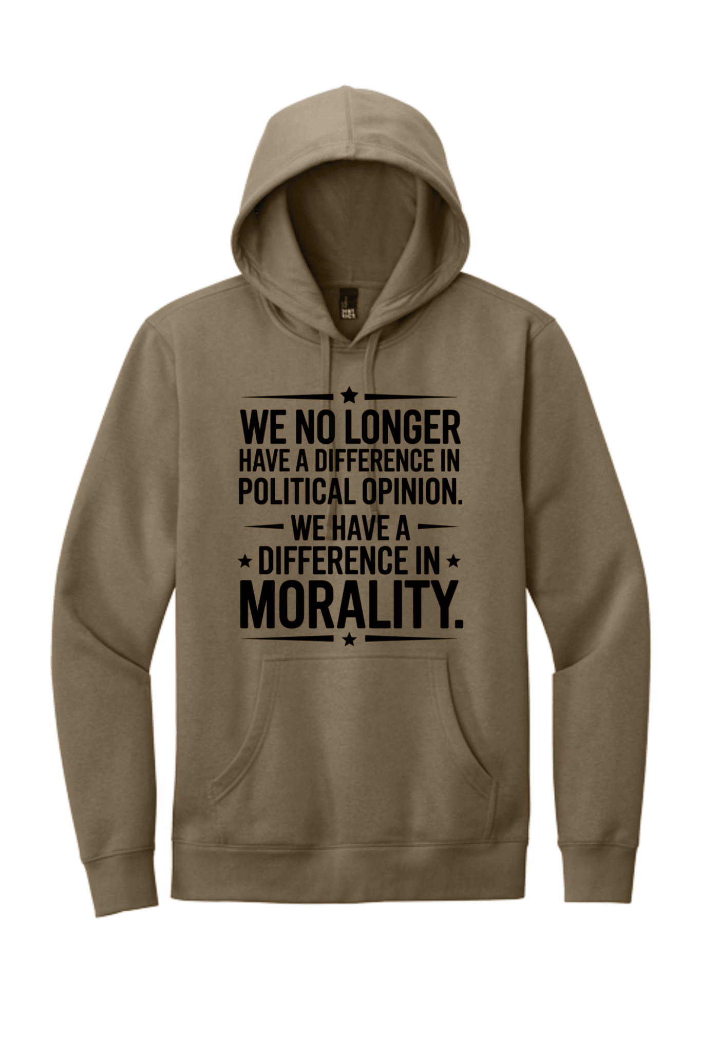 We Have Difference in Morality Shirt | Values Graphic Tee | Activist Unisex T-Shirt - Hands Off United