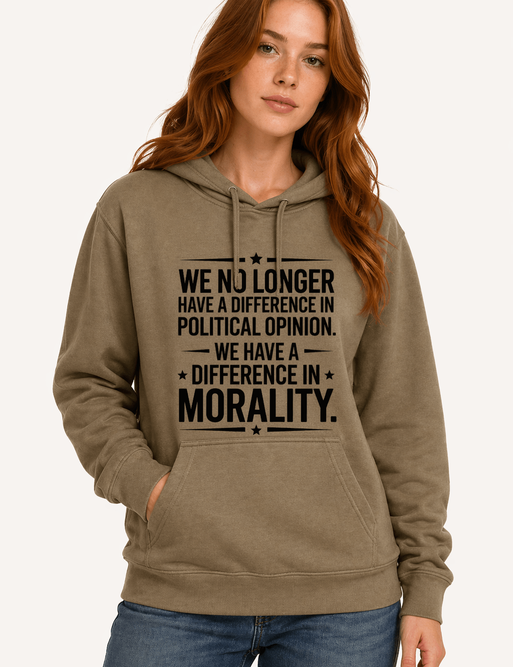 We Have Difference in Morality Shirt | Values Graphic Tee | Activist Unisex T-Shirt - Hands Off United