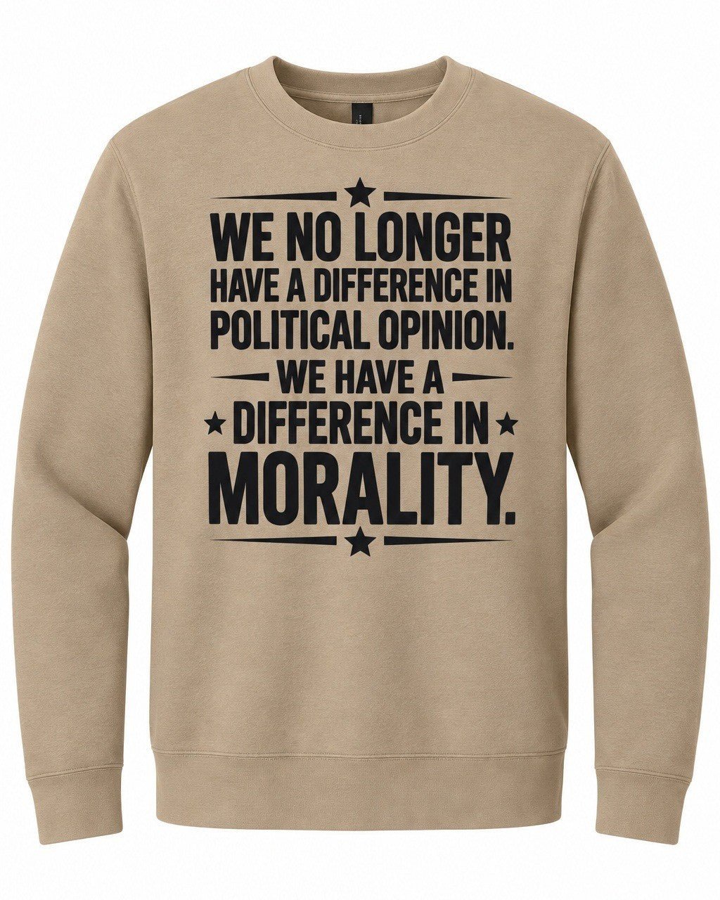 We No Longer Have A Difference In Political Opinion. We Have A Difference In Morality. - Hands Off United