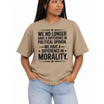 We No Longer Have A Difference In Political Opinion. We Have A Difference In Morality. - Hands Off United