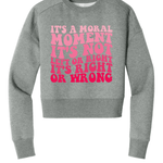 Women's It's A Moral Moment Shirt | Social Justice Graphic Tee | Activist Women's T-Shirt - Hands Off United