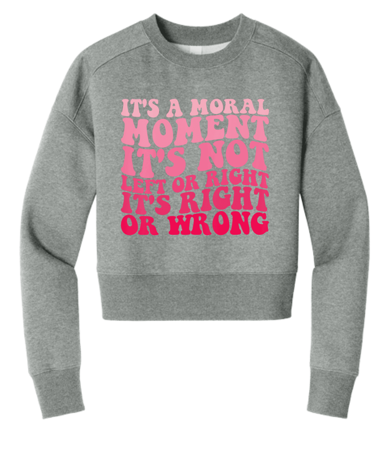 Women's It's A Moral Moment Shirt | Social Justice Graphic Tee | Activist Women's T-Shirt - Hands Off United
