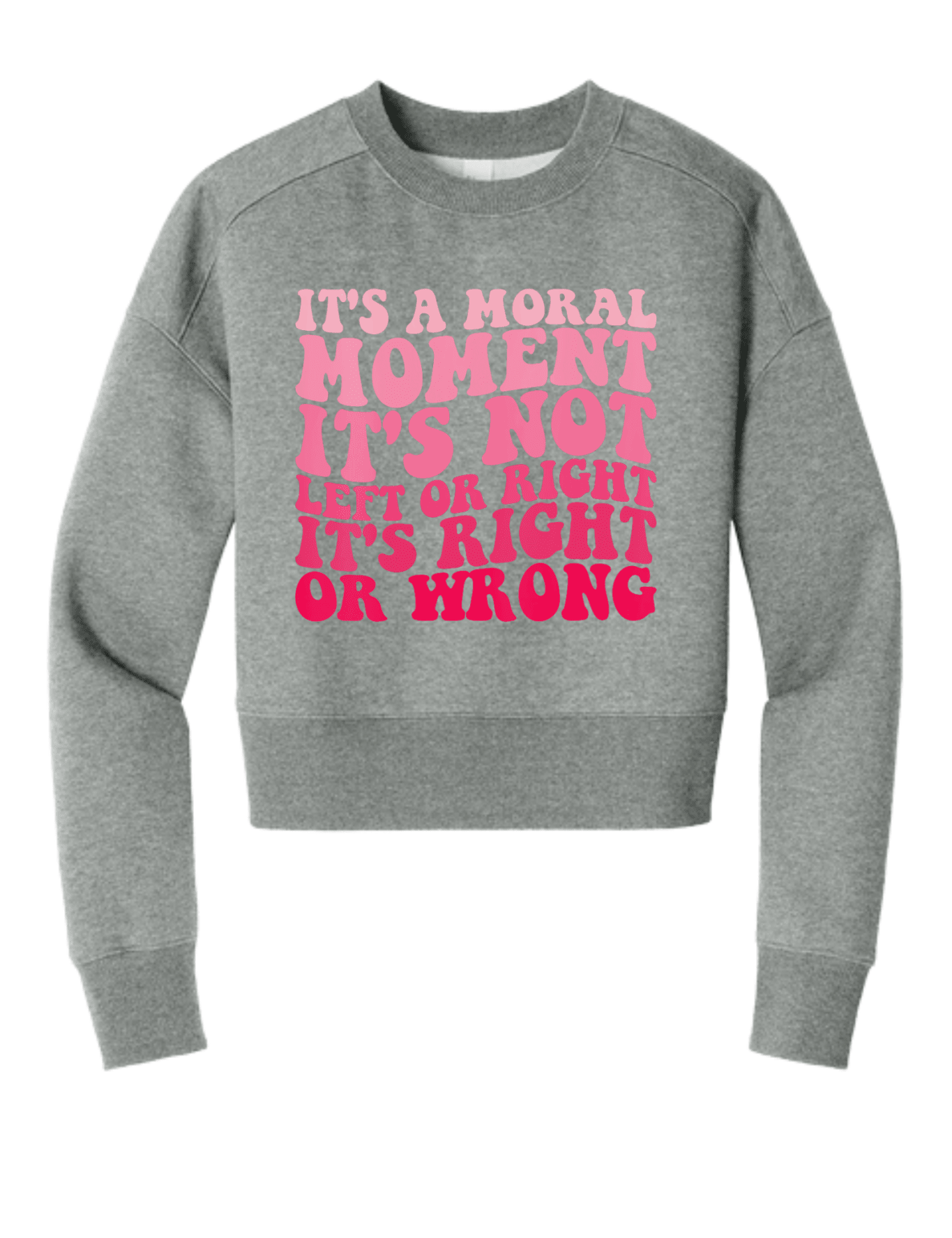 Women's It's A Moral Moment Shirt | Social Justice Graphic Tee | Activist Women's T-Shirt - Hands Off United