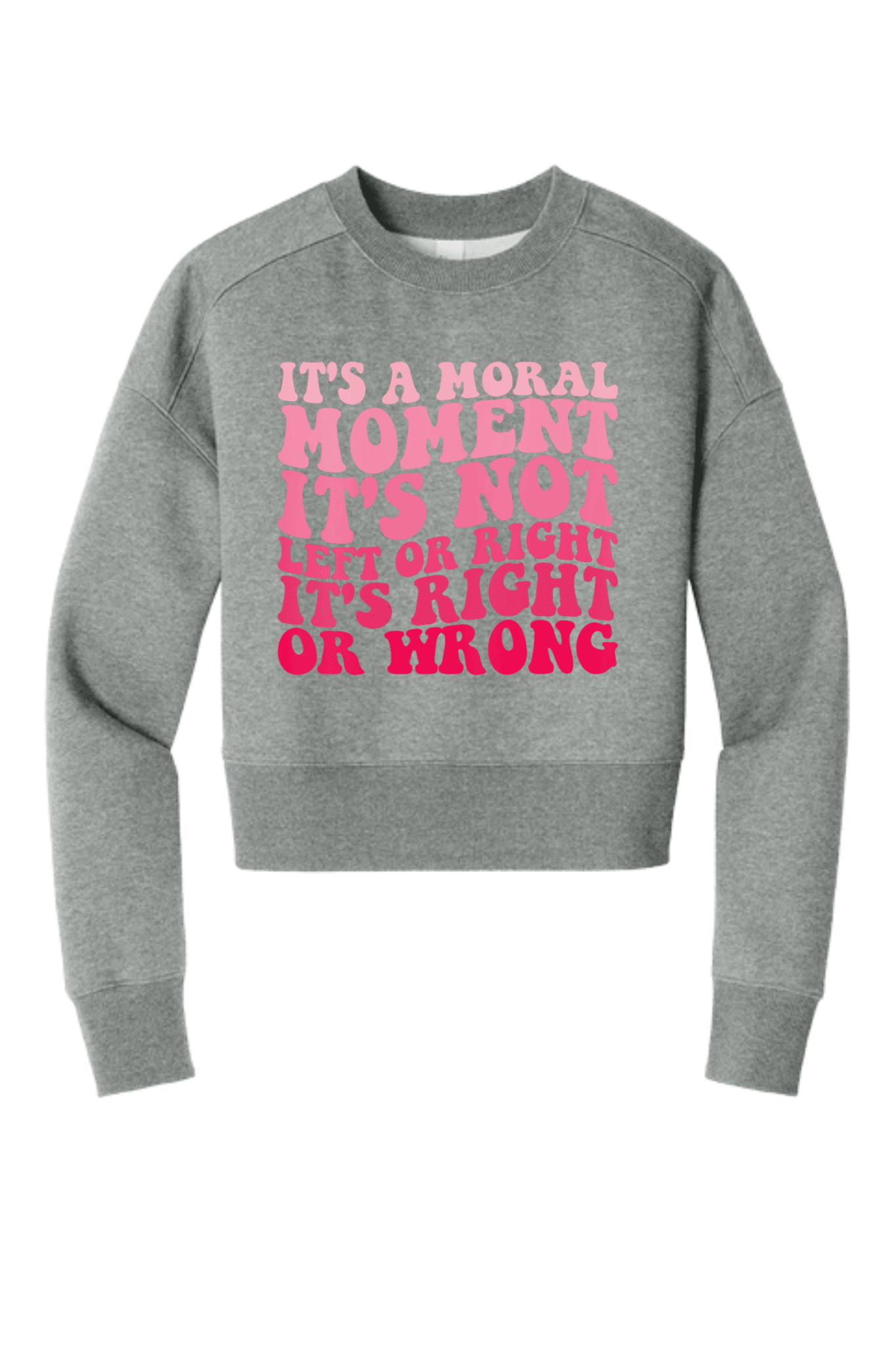Women's It's A Moral Moment Shirt | Social Justice Graphic Tee | Activist Women's T-Shirt - Hands Off United