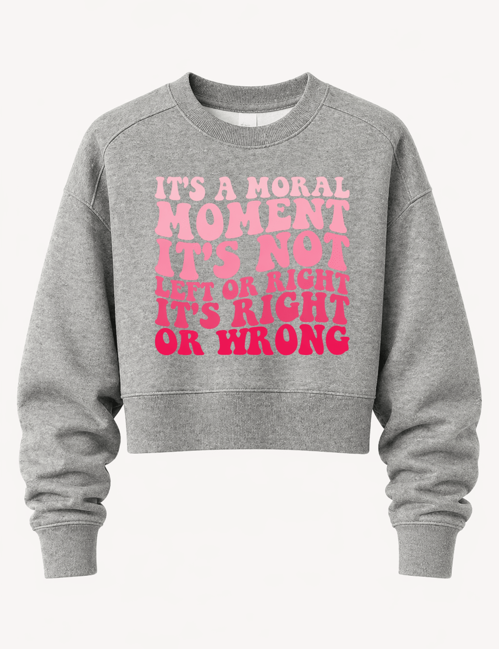 Women's It's A Moral Moment Shirt | Social Justice Graphic Tee | Activist Women's T-Shirt - Hands Off United