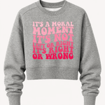 Women's It's A Moral Moment Shirt | Social Justice Graphic Tee | Activist Women's T-Shirt - Hands Off United