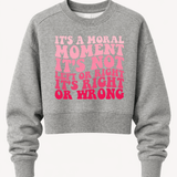 Women's It's A Moral Moment Shirt | Social Justice Graphic Tee | Activist Women's T-Shirt - Hands Off United