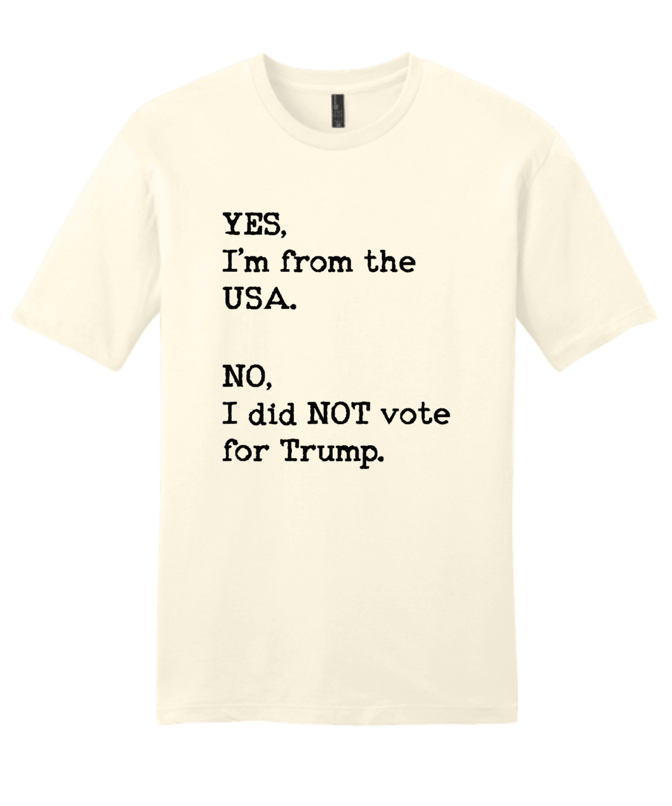 Yes I'm From USA No I Did Not Vote Trump - Hands Off United