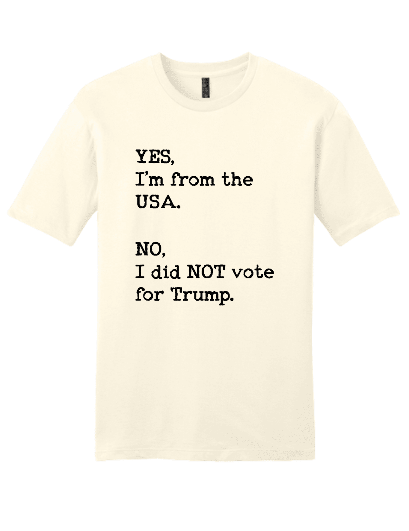 Yes I'm From USA No I Did Not Vote Trump - Hands Off United