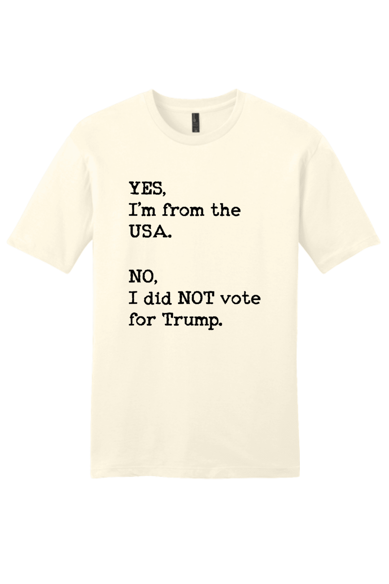 Yes I'm From USA No I Did Not Vote Trump - Hands Off United